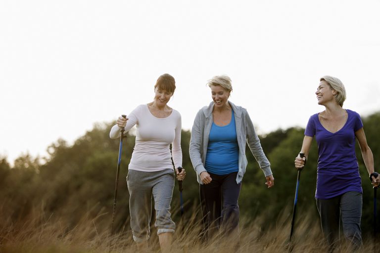 okresie menopauzy, kroków dziennie, intensywne ćwiczenia, aktywności fizycznej, umiarkowanie intensywne