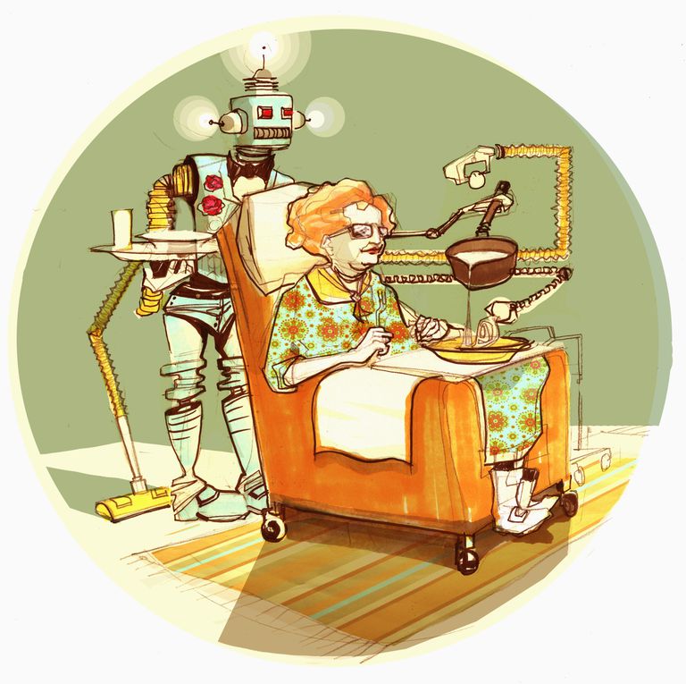 osób starszych, inteligentnego domu, roboty będą, może również, opieki zdrowotnej, robota który