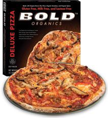 pizzę GFCF, BOLD Organics, Whole Foods, bezglutenowe mrożone