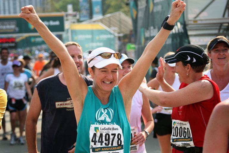 Chicago Marathon, Bank America, biegaczy którzy, America Chicago