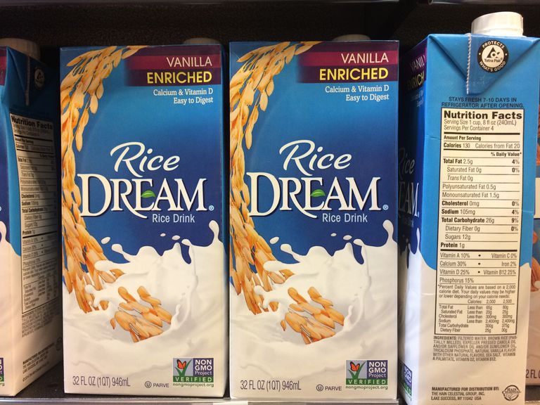 Rice Dream, części milion, części milion glutenu, milion glutenu, mniej części