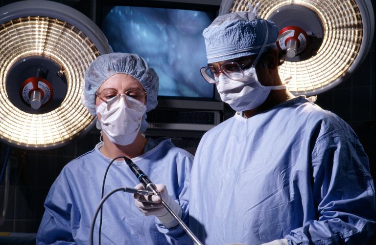 podczas laparoskopii, jamy brzusznej, Kamera wideo, Kamera wideo pozwala